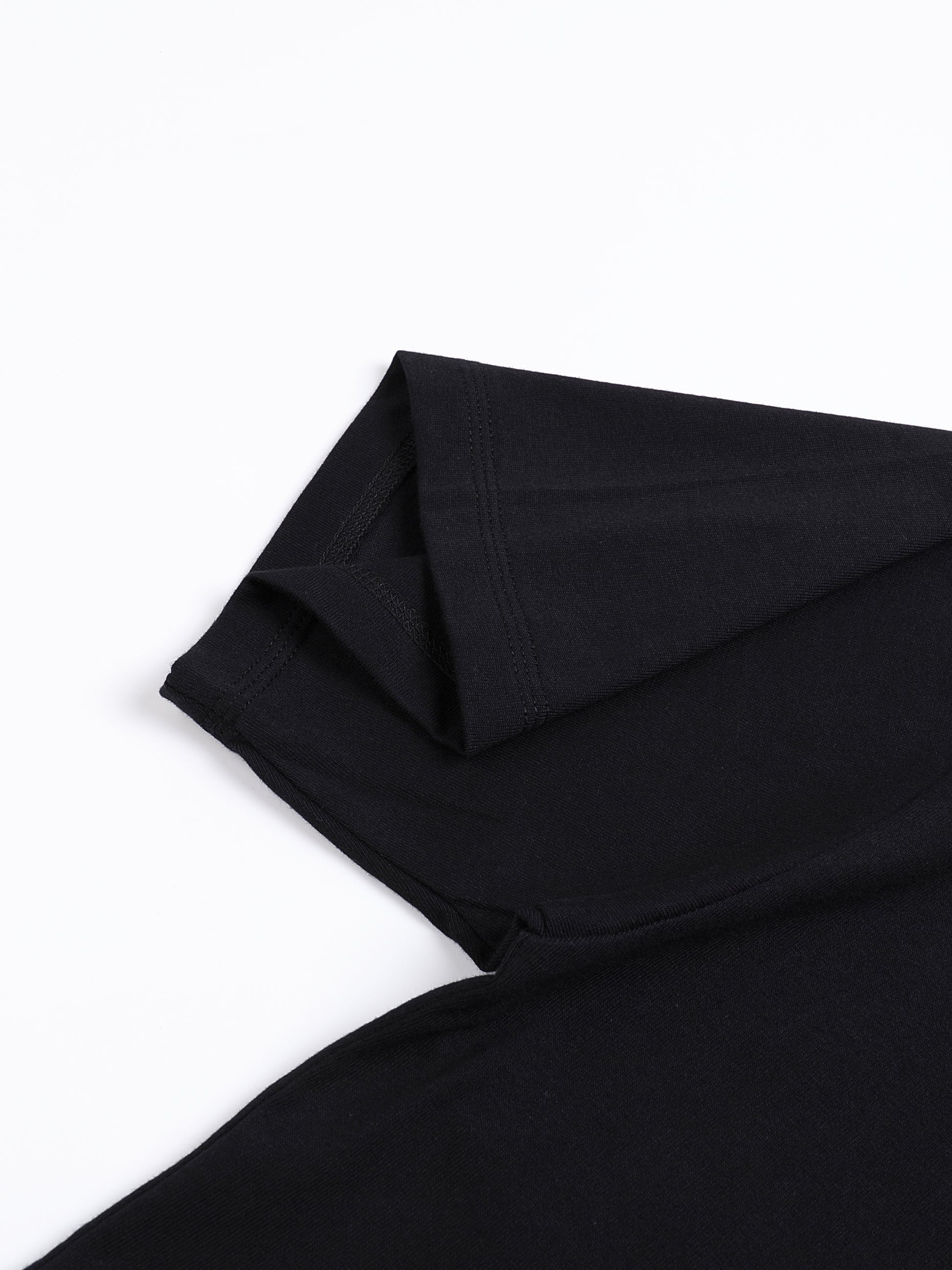 Back fit reference for an oversized heavyweight cotton T-shirt with a relaxed unisex streetwear silhouette.